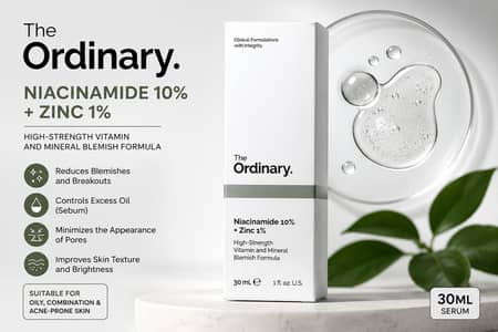 The Ordinary Niacinamide 10% + Zinc 1% Serum 30ml | Original Skin Care