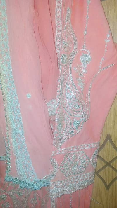 Pink Lawn cotton Suit / Party wear Dress