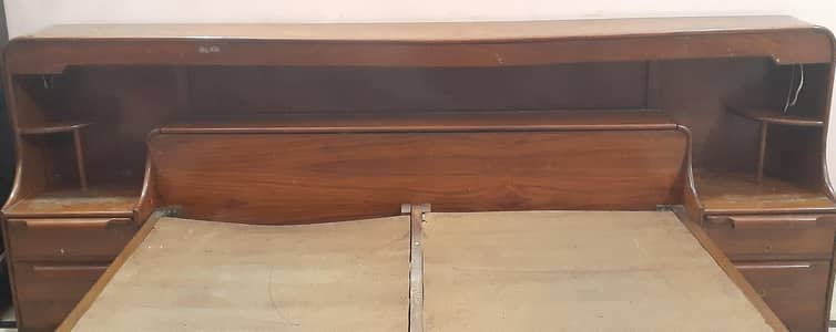PURE WOODEN BED