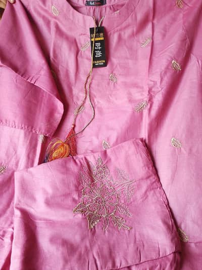 Premium Aqua Blue Floral Lawn 2 Piece Unstitched Suit