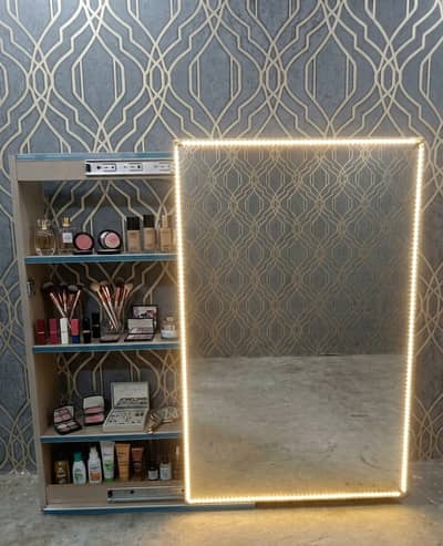 Modern Floating LED Mirror Cabinet / Makeup Vanity (whtsup03326037823