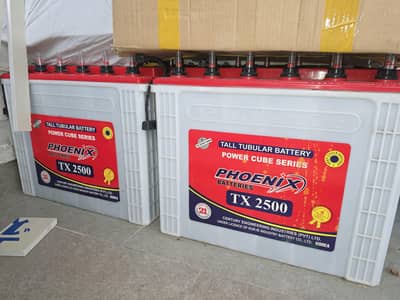 4 x Tall tubular Batteries for sale