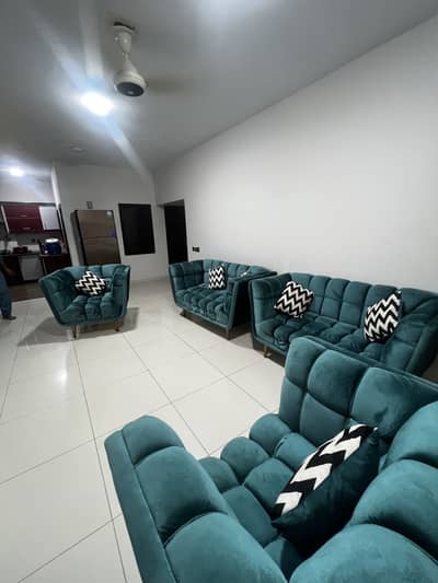 PEACOCK GREEN SOFAS