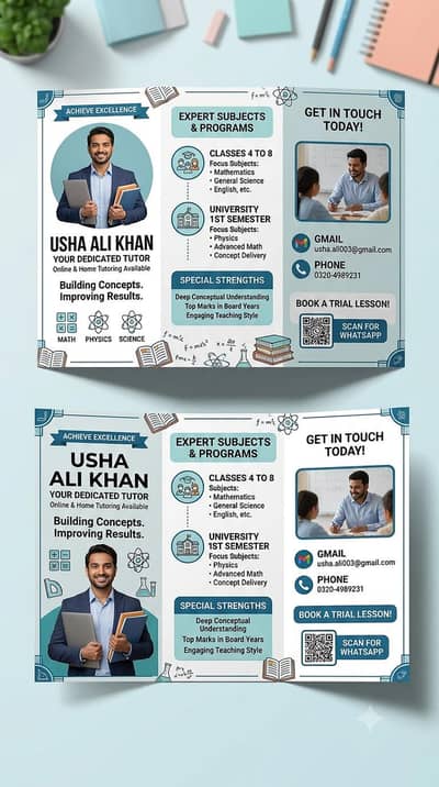 Home and online tutor available