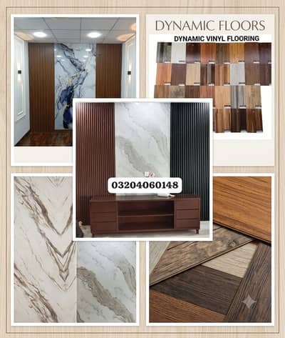 Pvc fluted panel-gypsum ceiling-wall sheet-media wall-wallpaper-blinds