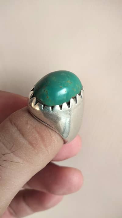 Irani Old Mine Hussaini Feroza Ring