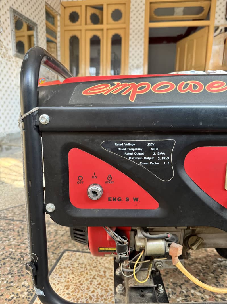 Genrator empower x  mp 4000 gasoline genrator 4