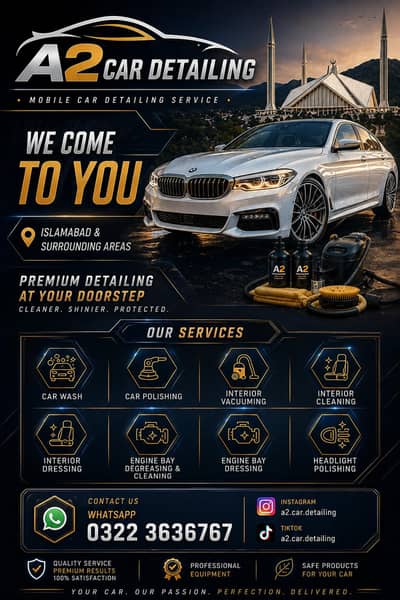 Professional Car Detailing at your Doorstep
