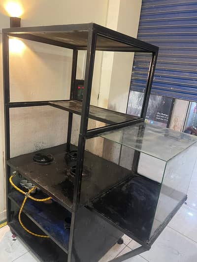 Counter with Food Display