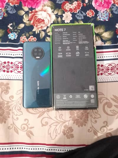 Infinix Note 7 4.128 gb only box ha ad ma nmbr us pa rabta karna