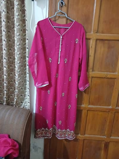 fancy suit shirt dupatta with lining