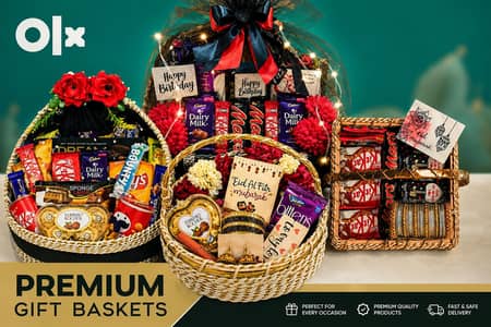 Customised Gift Baskets for Birthdays, Chocolate  Box, Bouquet