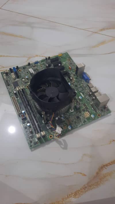 interl processor with cooler , motherboard and ram
