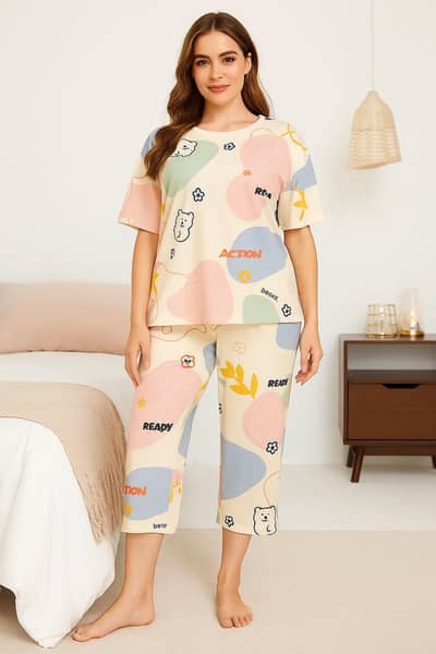 Girl's Night Suit Polister