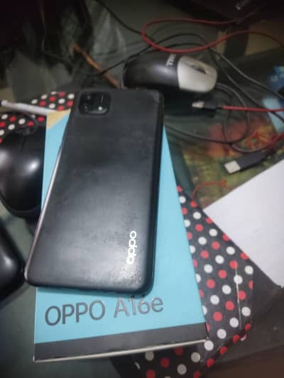 OPPO A16e 4gb 64gb official PTA Box