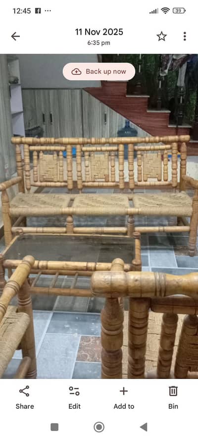 Aesthetic table and chair set