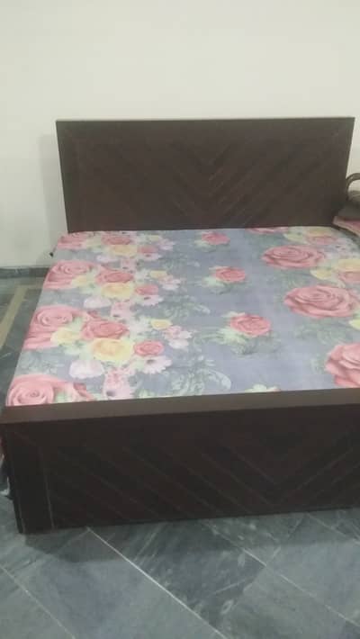Wooden bed