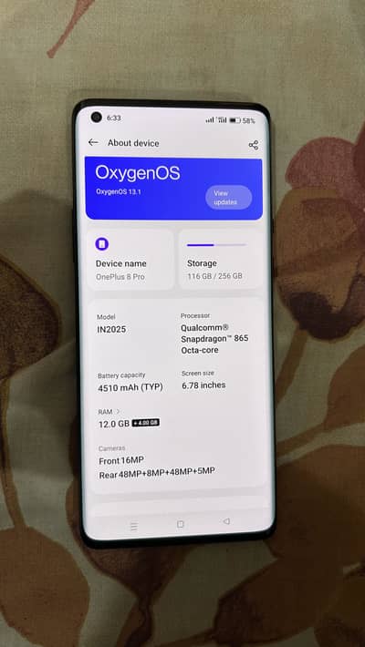 One Plus 8 Pro