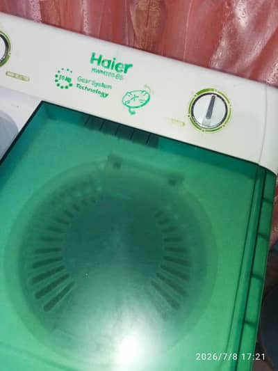 Haier washing machine twin tub model number HWM 100 BS