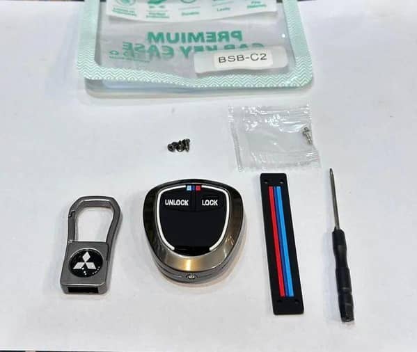 CAR MITSUBISHI LANCER METAL COVER KEY PROTECTION DUST PROOF SHOCK PROOF RUST PROOF SCRATCH PROOF