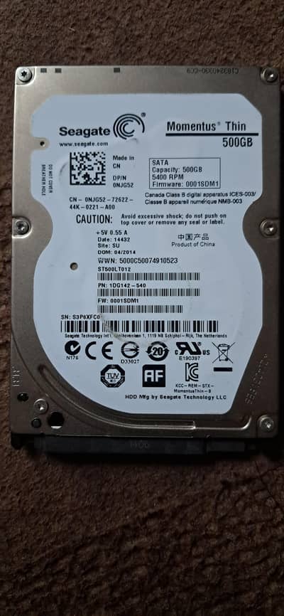 seagate 500gb hard drives