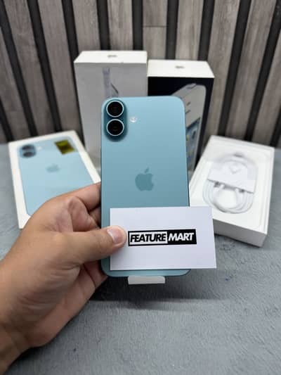 16 Plus | 256GB | 100% | PTA Approved | Teal | Apple iPhone 16 Plus