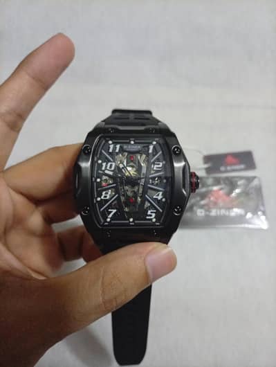D-ZINER Automatic Skeleton Watch (Model 9806) - Brand New Condition