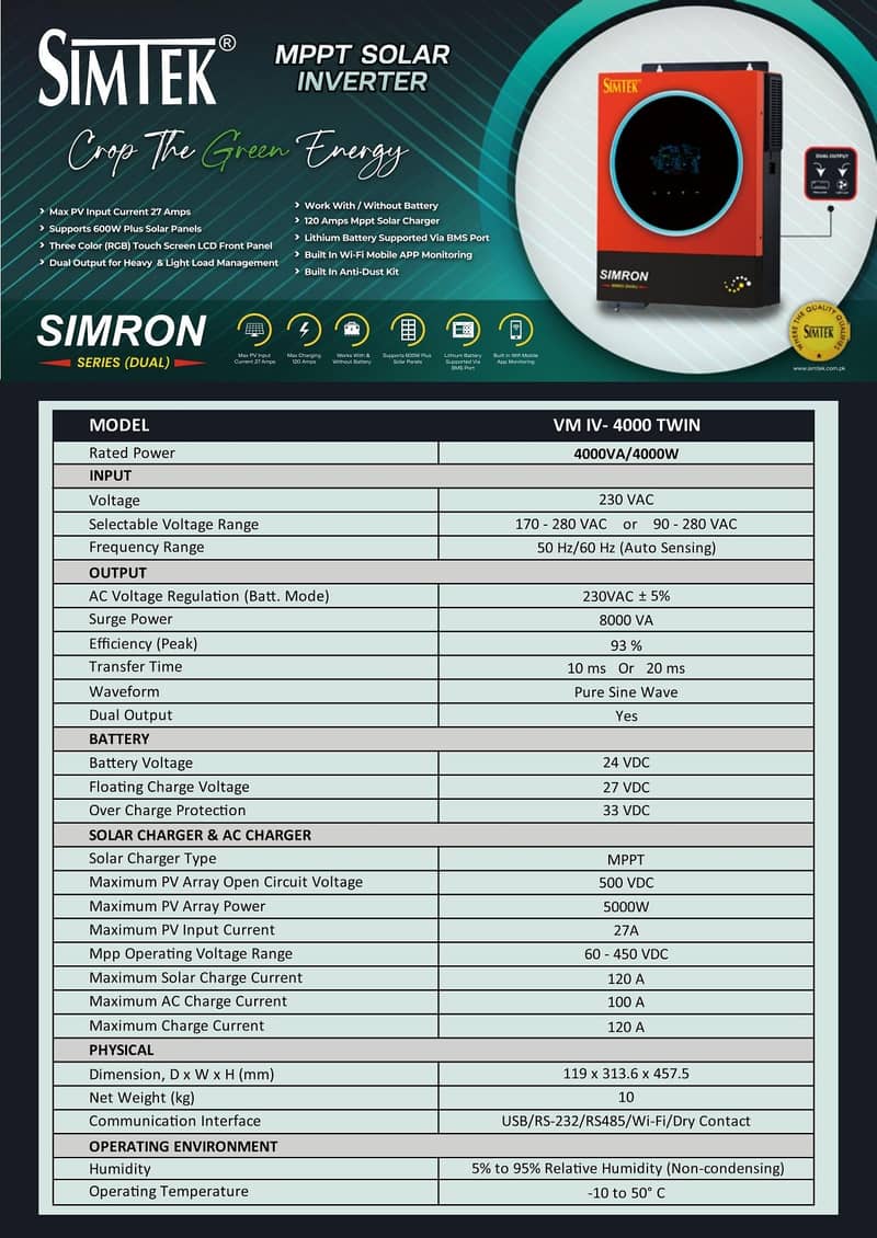 Simtek Simron 4KW 2