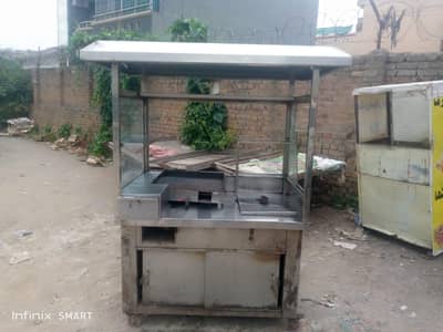 Fries and burger counter for sale