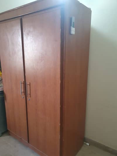 Two Door Lasani Wood Wardrobe