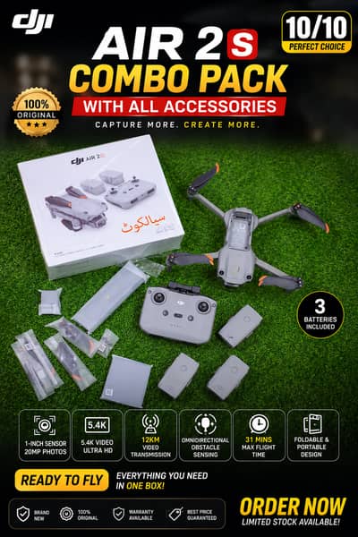 Dji AIR2S combo pack