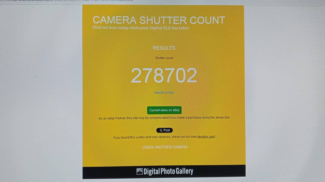 D7500 camera 0
