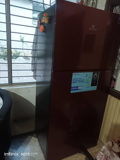 91999 Avante+ IoT Silky Red | Double Door Refrigerator .