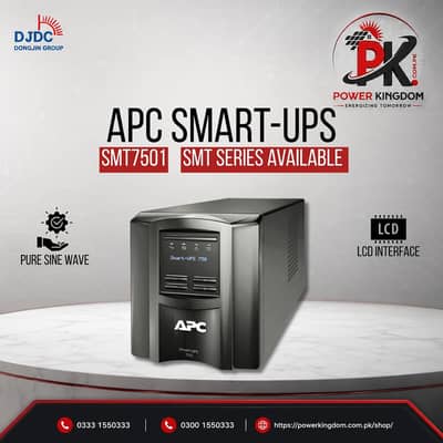 APC Smart UPS SMT750I 750VA LCD Pure Sine Wave UPS