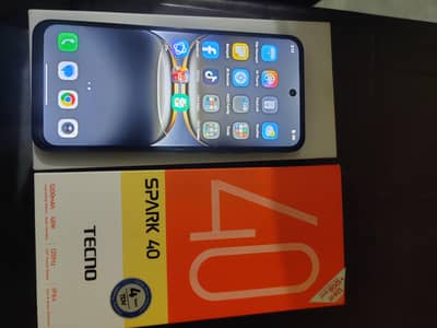 Tecno Spark 40 | Brand New | warranty non active 6GB+6/ 128GB Storage