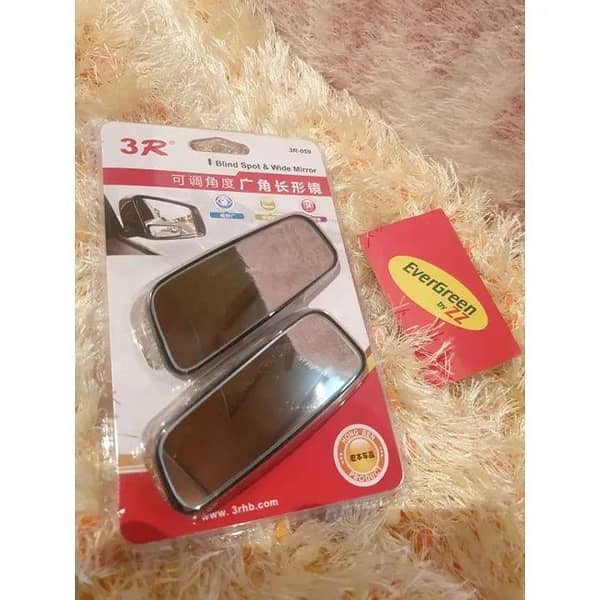 Car 360 Degree Wide Angle SQUARE Convex Mirror Small SQUARE Side Parking Mirror BLIND SPOT MIRROR 2pcs/set
