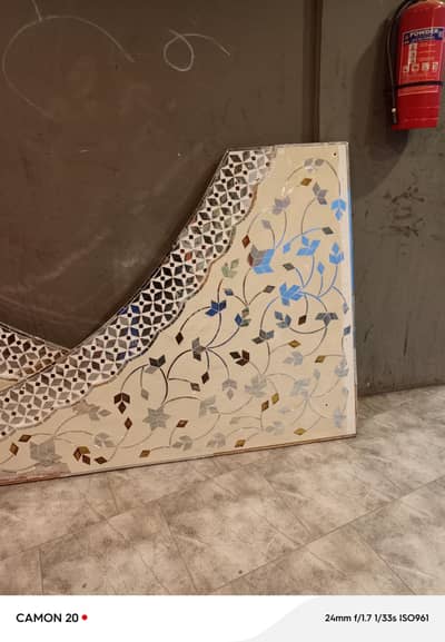 stylish sheet for room, shop or sloon  2 sheets