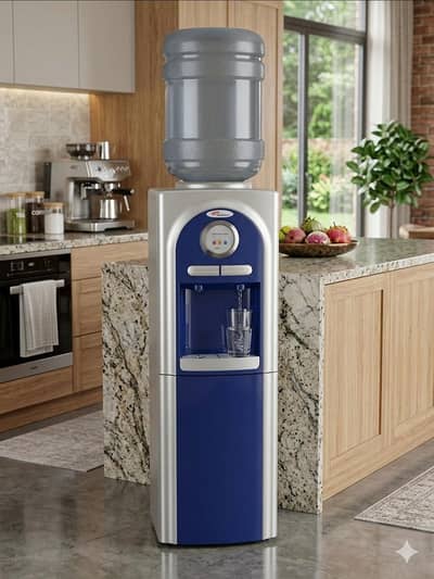 Gaba National Water Dispenser with Mini Fridge – Like New Condition!