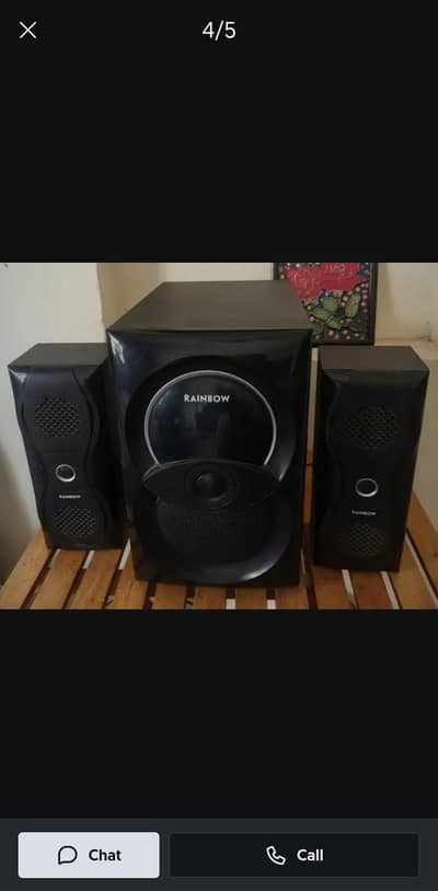 Rainbow 9000 Speakers 8inch woofer system sale