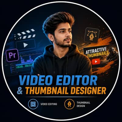 I am a video editor and thumbnail designer//watsapp 0328-0544655