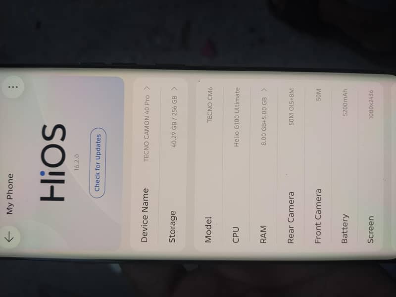 Tecno CAMON 40 Pro 2