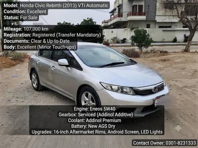 Honda Civic Prosmetic 2013