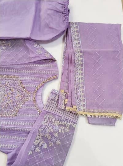 Short shirt , plaza with duppata