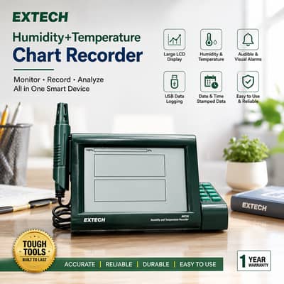 EXTECH RH520B Humidity & Temperature Chart Recorder | Original USA