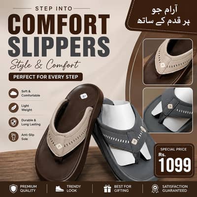Comfort Slippers | Soft, Stylish & Durable