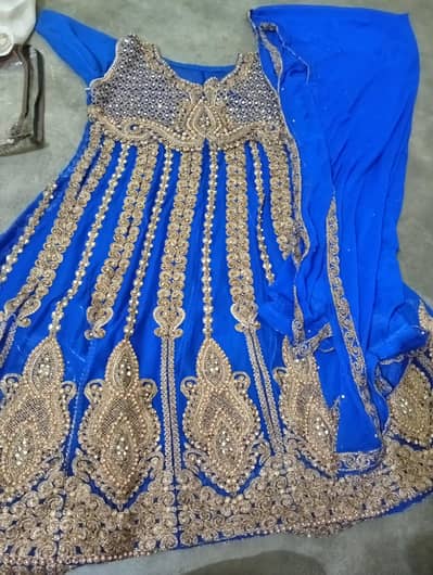 frook ha bhot pyri dark blue  me