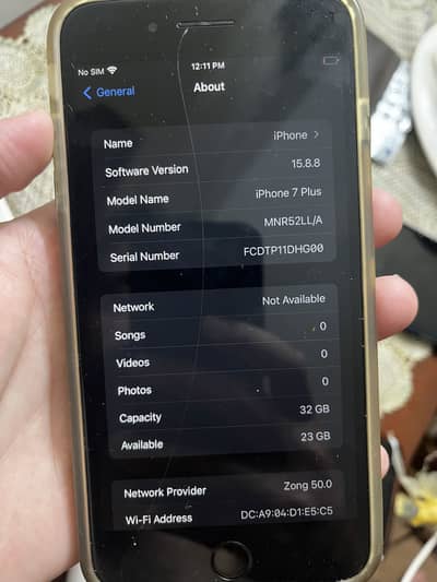Iphone 7plus 32 gb pta approved