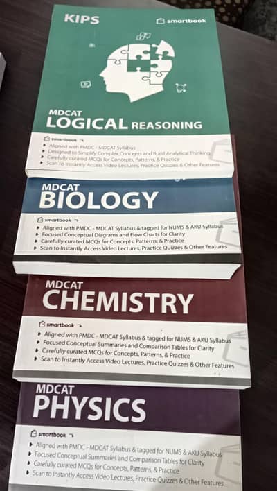 KIPS MDCAT Smart Prep + Practice Books 2026