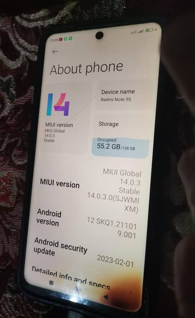 Redmi Note 9s 8 128 Pta Approved exchange also with good mobiles