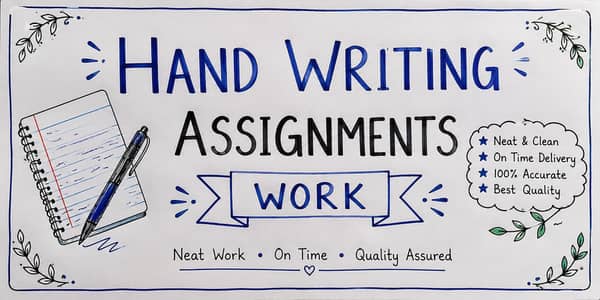 hand writing assignment work